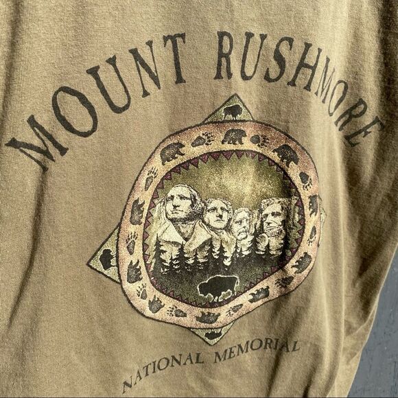 Vintage Mount Rushmore Single Stitch Fred Harvey Tee S - Picture 10 of 13